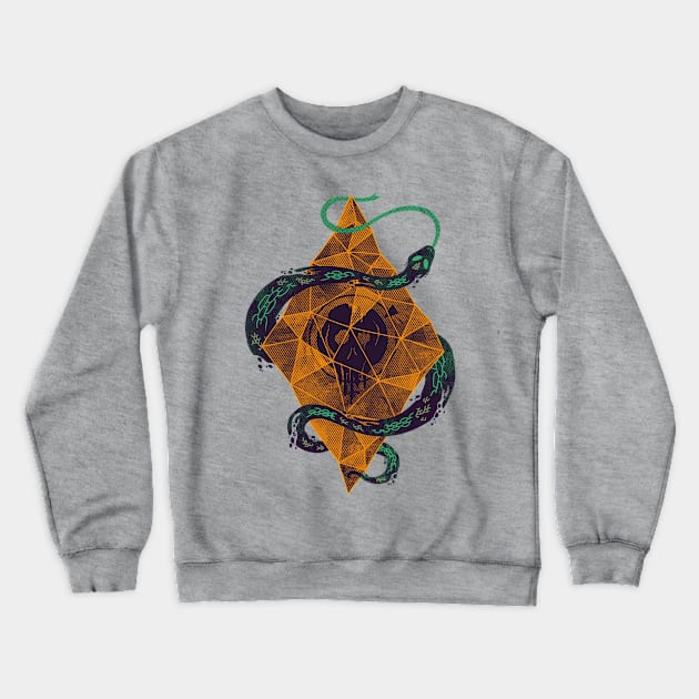 mystic cyrstal Crewneck Sweatshirt by againstbound